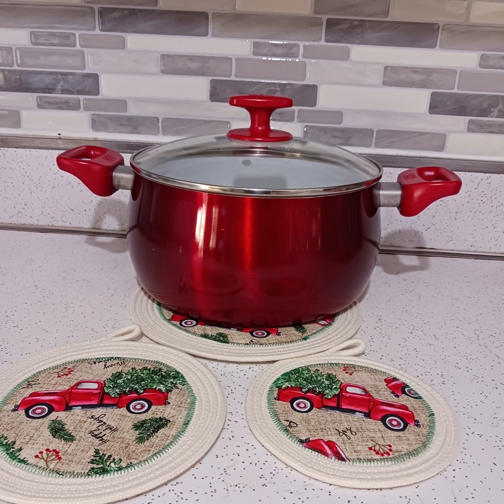 Handmade hot pads / trivets